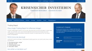 
                            11. Trading Depot - Krisensicher Investieren