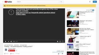 
                            7. Trading :: Ist automatisches Trading sicher? - YouTube