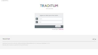 
                            11. TRADITUM - Login - Traditum.com