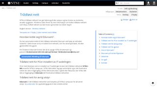 
                            2. Trådløst nett - Wiki - innsida.ntnu.no