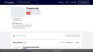 
                            8. Tradono.dk - Trustpilot