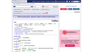 
                            6. Tradução sign Português | Dicionário Inglês | Reverso
