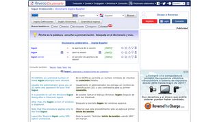 
                            7. Traducción logon español | Diccionario inglés | Reverso