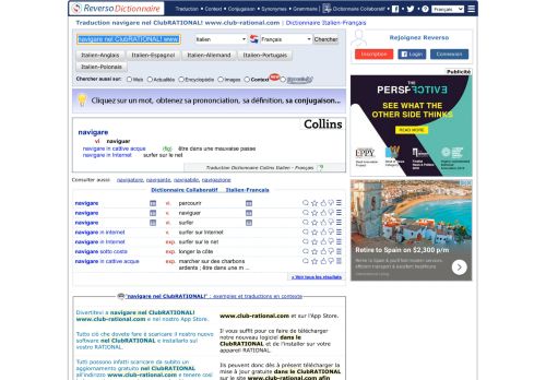 
                            7. Traduction navigare nel ClubRATIONAL! www.club-rational.com ...