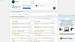 
                            7. traductor Google - English translation – Linguee