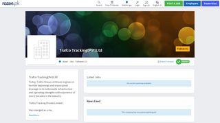 
                            8. Trafco Tracking(Pvt)Ltd - Rozee.pk