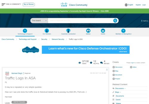 
                            10. Traffic Logs In ASA - Cisco Community