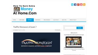 
                            9. Traffic Monsoon A Scam ? - How To Earn Extra Money At Home