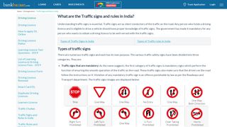 
                            2. Traffic Signs and Rules in India | Traffic Signals - BankBazaar