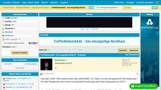 
                            2. TrafficNetworkAds - Das einzigartige RevShare - X-Invest