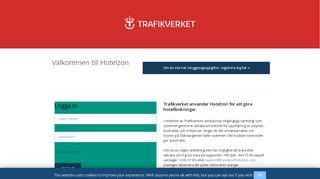 
                            4. Trafikverket custom login - Hotelzon