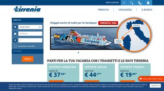 
                            7. Traghetti e navi Tirrenia: offerte e prenotazioni sul sito ufficiale