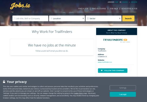 
                            12. Trailfinders is hiring. Apply now. - Jobs.ie