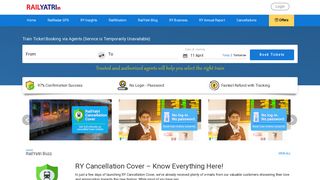 
                            3. Train Ticket Booking Online | Fare, Availability and ... - RailYatri