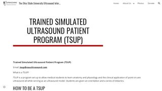 
                            13. Trained Simulated Ultrasound Patient Program (TSUP) - Ohio State ...