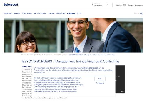 
                            4. Trainee Finance & Controlling | BEYOND BORDERS - Beiersdorf