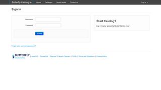 
                            9. Trainee login - Butterfly Training IE