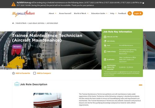 
                            8. Trainee Maintenance Technician (Aircraft Maintenance)|Job Roles ...