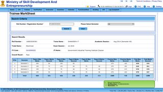 
                            4. Trainee MarkSheet - NCVT Mis