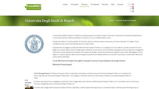 
                            9. TrainERGY Project | Universita Degli Studi di Napoli