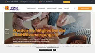 
                            1. Trainerversorgung e.V. - Homepage