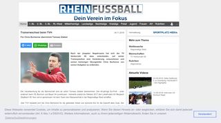 
                            11. Trainerwechsel beim TVH - Rheinfussball
