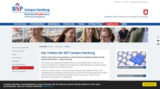 
                            6. Trainex für Studenten | BSP Campus Hamburg