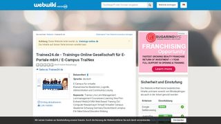 
                            7. Trainex24.de - Erfahrungen und Bewertungen - Webwiki