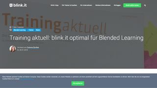 
                            7. Training aktuell: blink.it optimal für Blended Learning