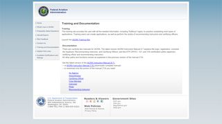 
                            3. Training and Documentation - IACRA - Federal Aviation Administration