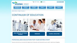 
                            6. Training and Education - Sysmex