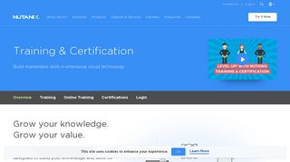 
                            11. Training & Certification | Nutanix