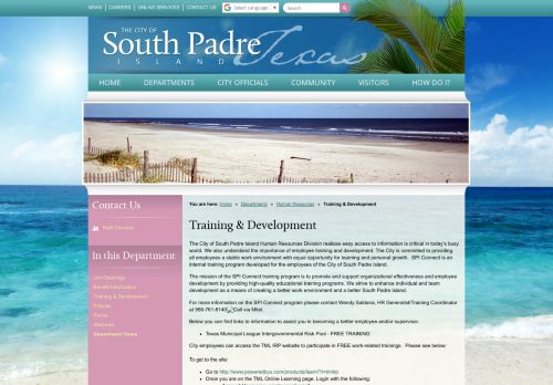 
                            8. Training & Development / South Padre Island, Texas