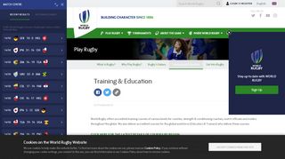
                            11. Training & Education - World Rugby