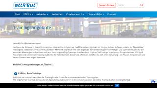 
                            11. Trainingsangebote - attRiBut GmbH