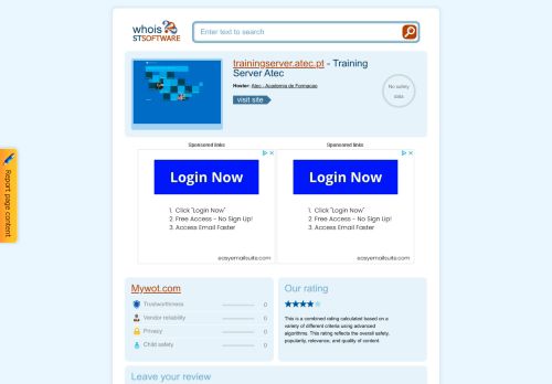 
                            7. trainingserver.atec.pt - Training Server Atec. - STSoftware Whois