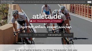 
                            4. Trainingsexperten - atleta.de - Die Trainingsplattform