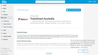 
                            11. TrainSmart Australia - TrainSmart Australia · Educational Institutes in ...