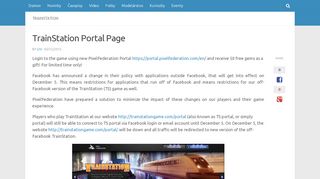
                            9. TrainStation Portal Page | ŠTREKA.net