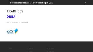 
                            12. Trakhees Dubai - Algebra Safety Training