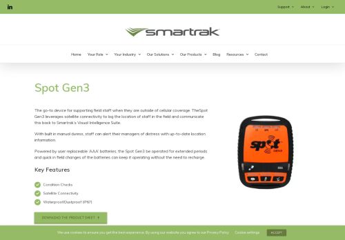 
                            11. TrakSafe Spot Gen3 - Smartrak