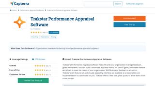 
                            5. Trakstar Performance Appraisal Software Reviews and Pricing - 2019