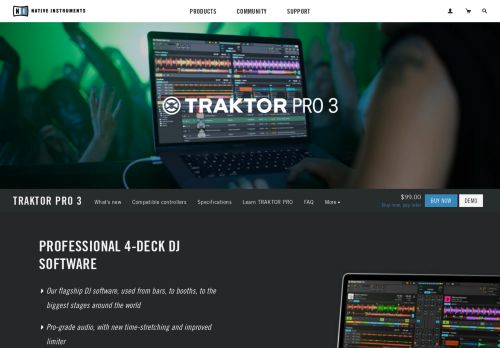 
                            4. Traktor : DJ Software : Traktor Pro 3 | Products - Native Instruments