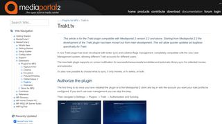 
                            11. Trakt.tv - MediaPortal