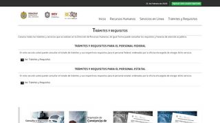 
                            6. Trámites y Requisitos - Portal de Servicios Administrativos-SEV