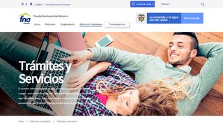 
                            11. Trámites y servicios - Fondo Nacional del Ahorro