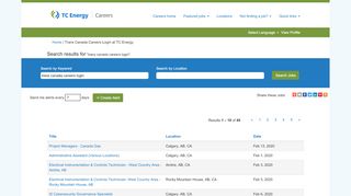 
                            2. Trans Canada Careers Login - TransCanada Jobs
