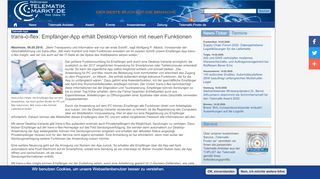 
                            9. trans-o-flex: Empfänger-App erhält Desktop-Version mit neuen ...