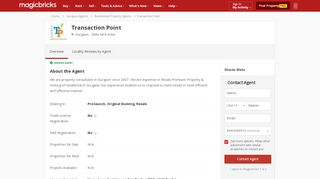 
                            8. Transaction Point Property Dealer in Gurgaon | MagicBricks