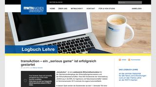 
                            2. transAction - RWTH-Blogs - RWTH Aachen University